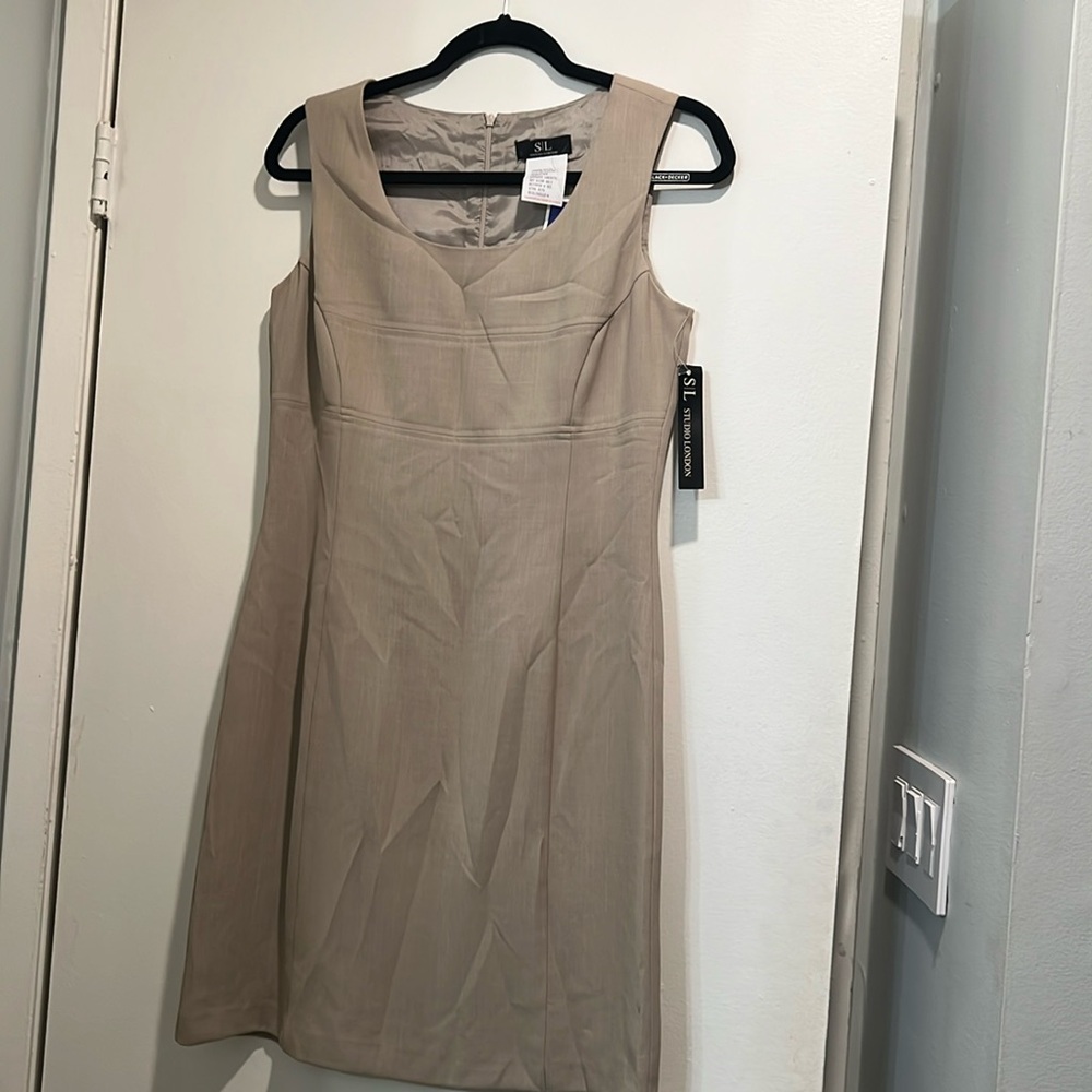 Brand New with Tags - Beige Sleeveless Dress